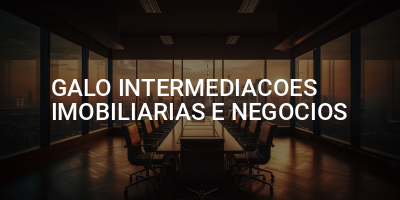 GALO INTERMEDIACOES IMOBILIARIAS E NEGOCIOS